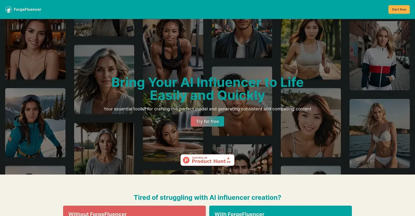 Screenshot of Forge Fluencer