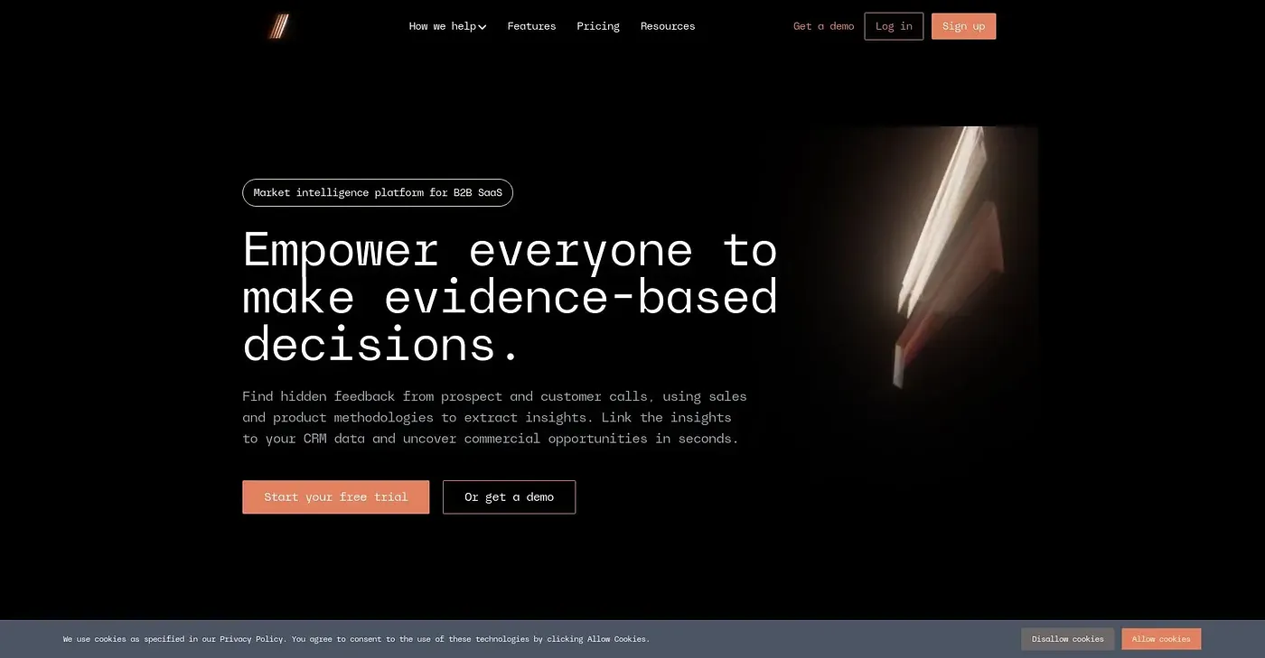 Screenshot of FourFour AI