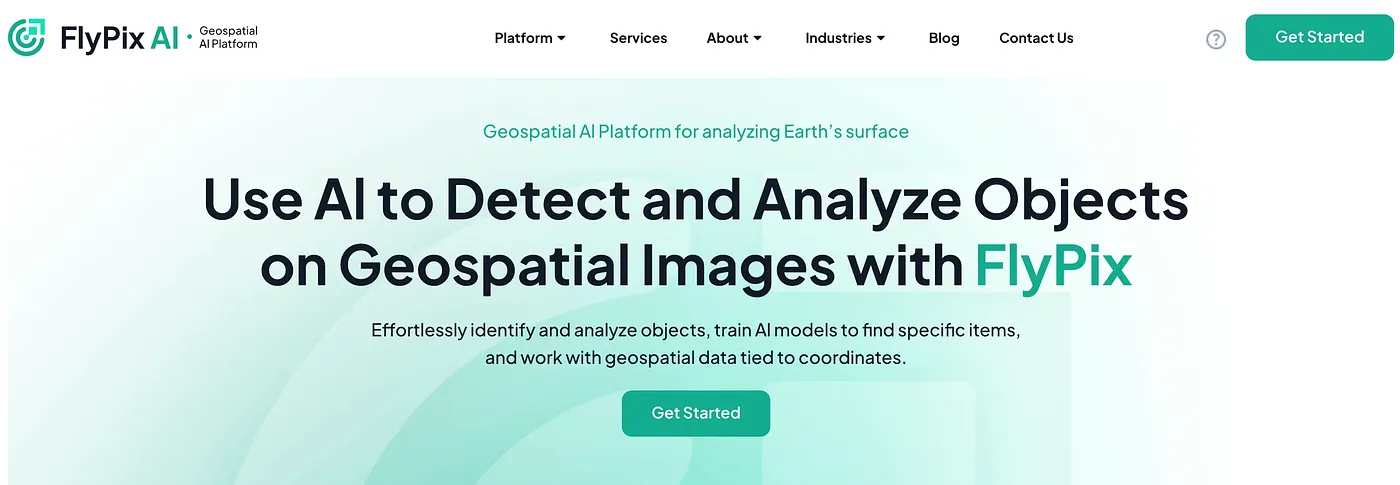 Screenshot of Flypix AI