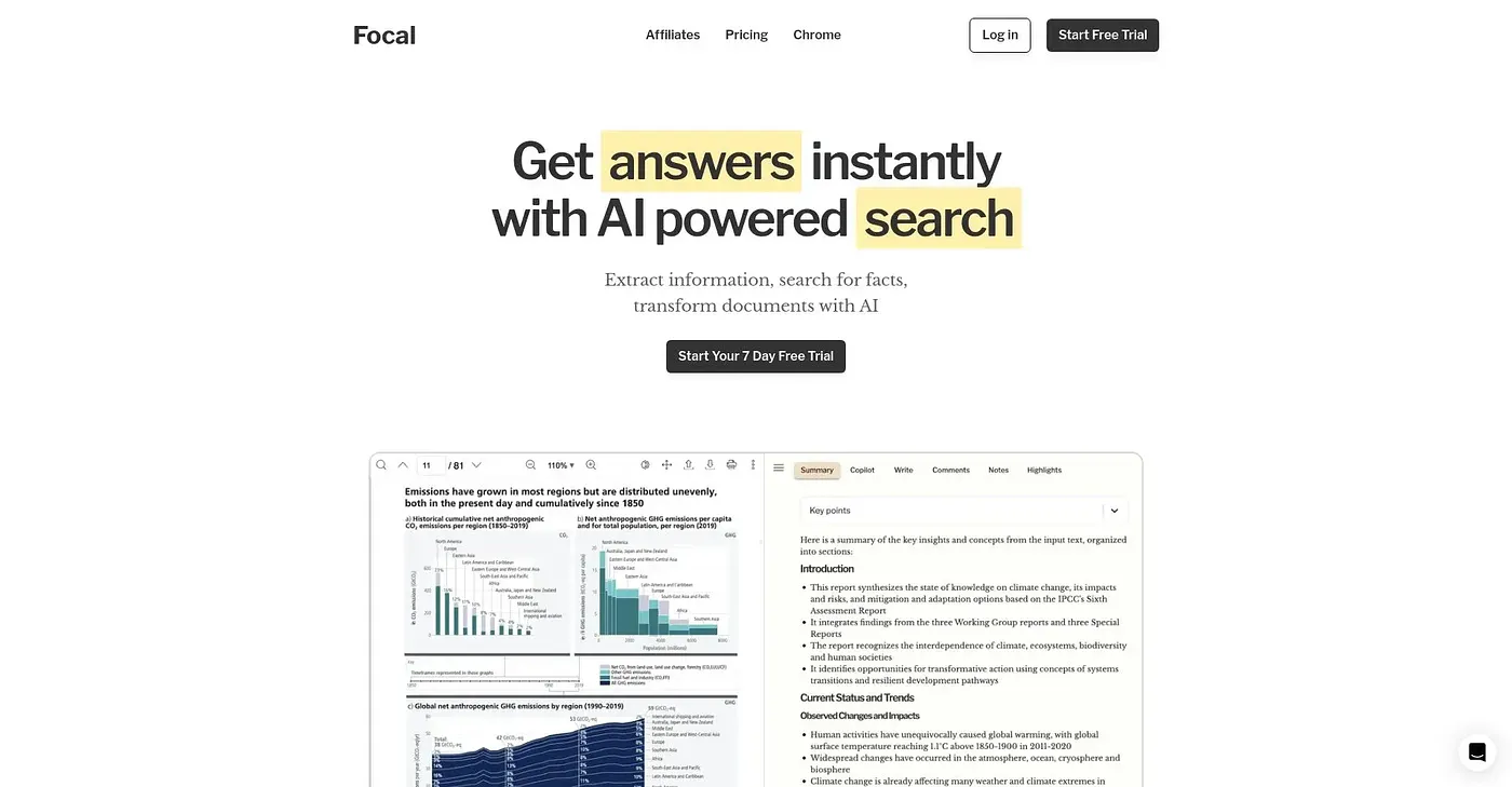 Screenshot of Focal