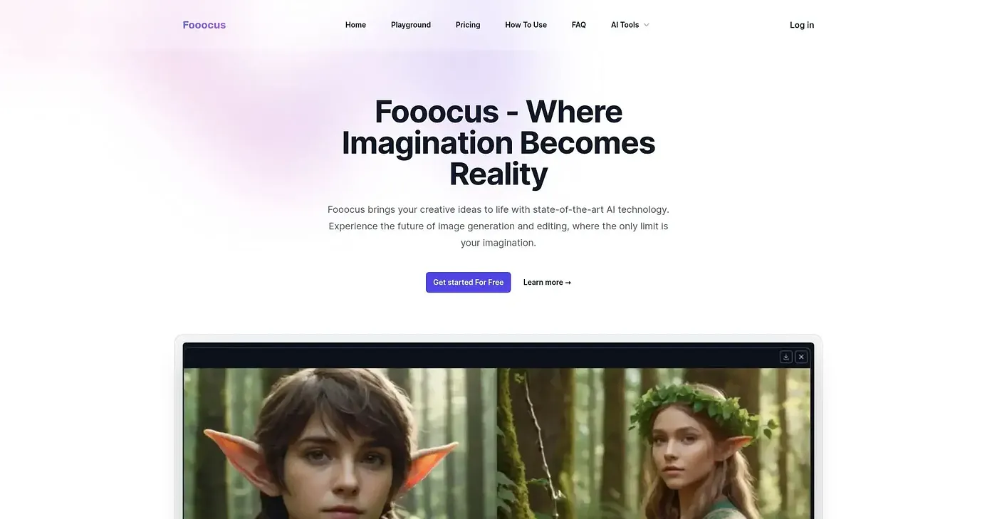 Screenshot of Fooocus