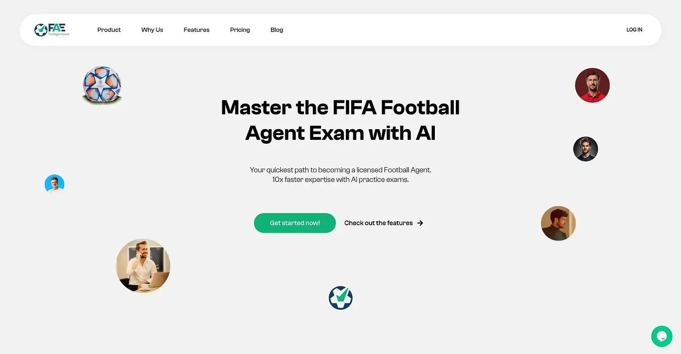 Screenshot of Foot Agent Exam