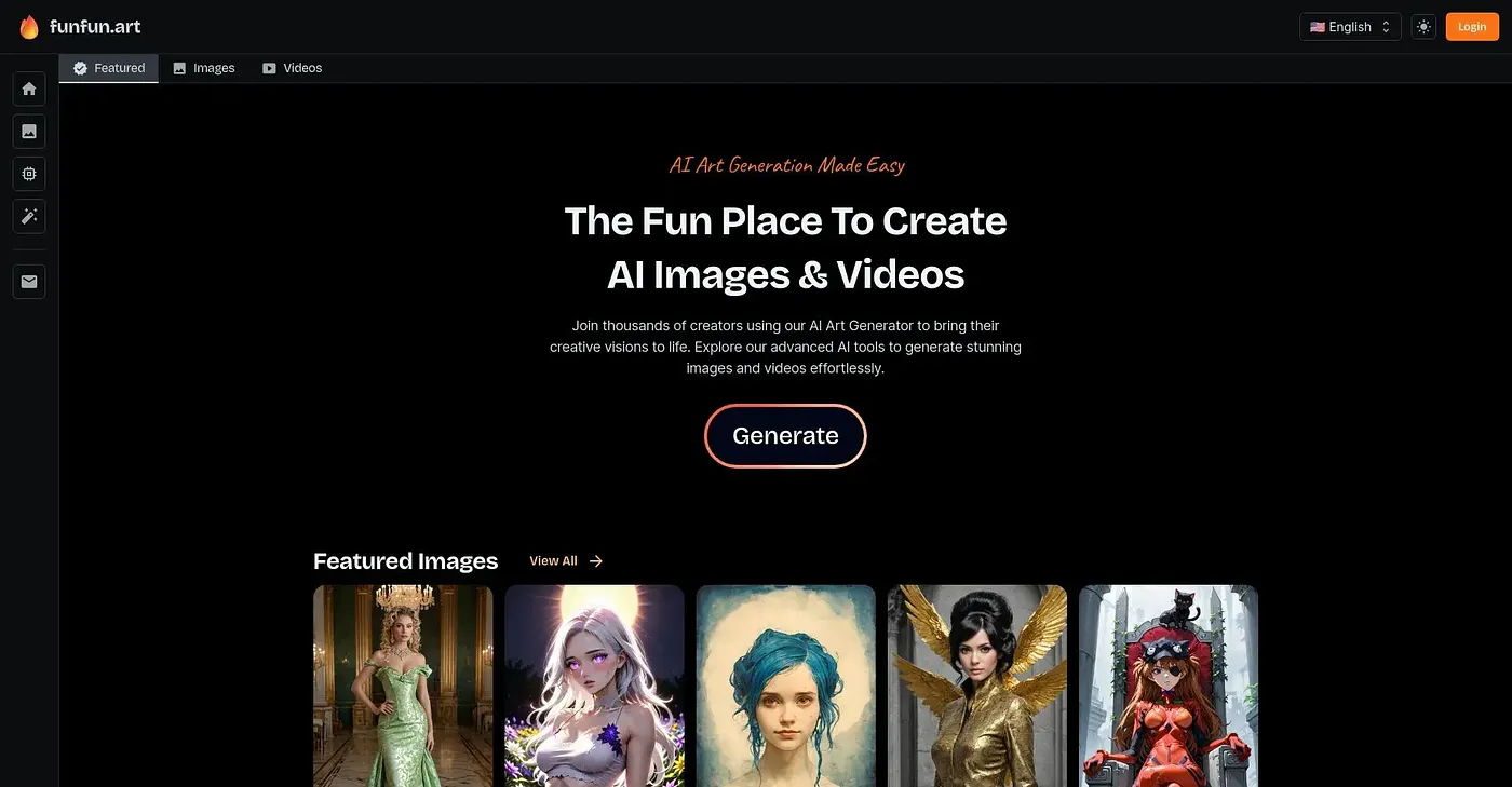 Screenshot of Funfun Art