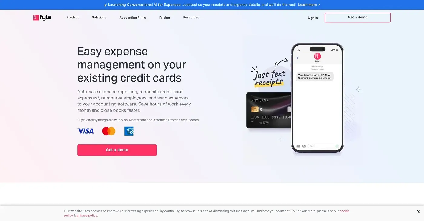 Screenshot of Fyle