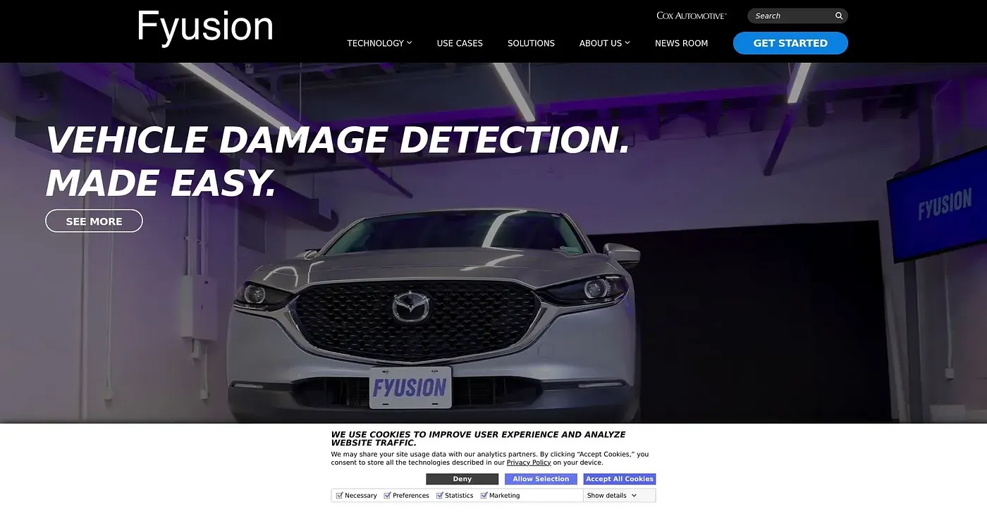 Screenshot of Fyusion