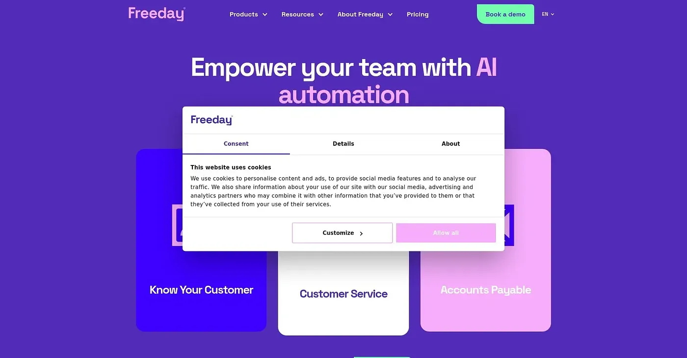 Screenshot of Freeday