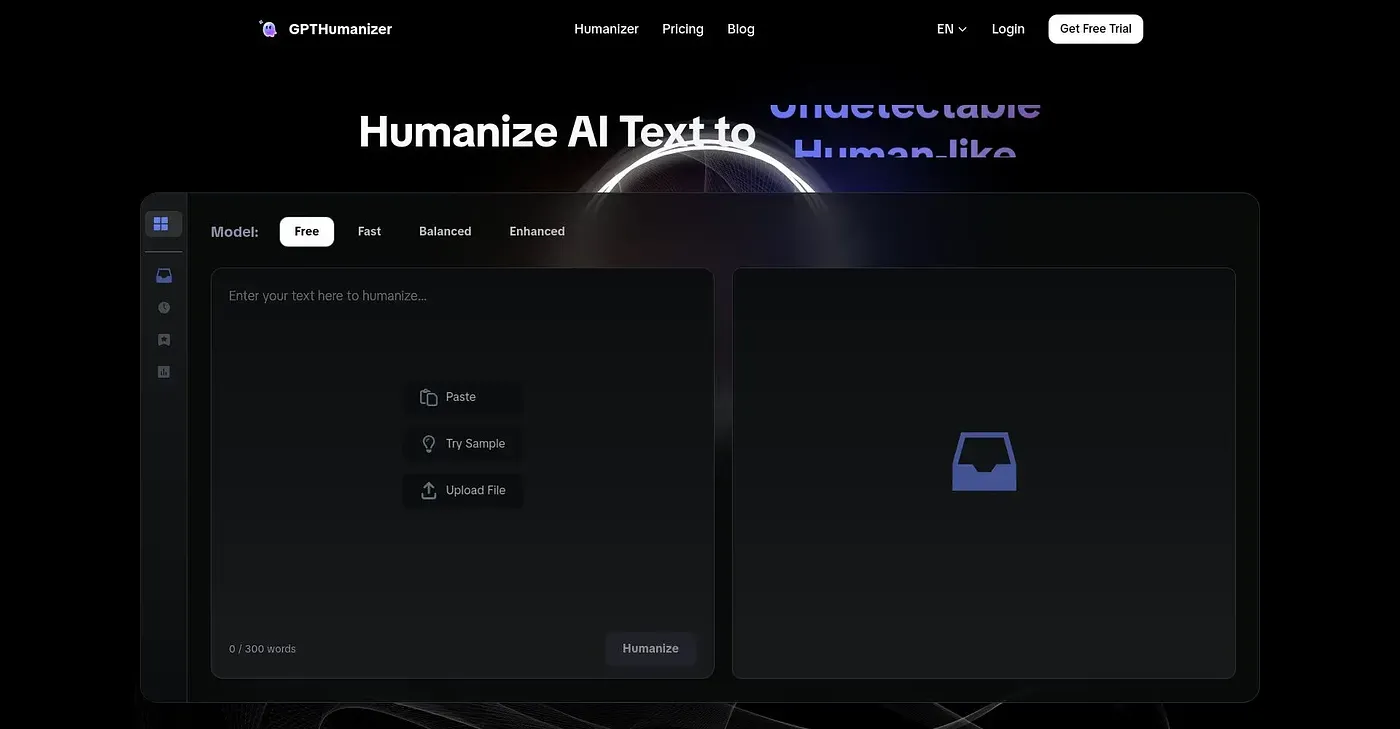 Screenshot of GPTHumanizer