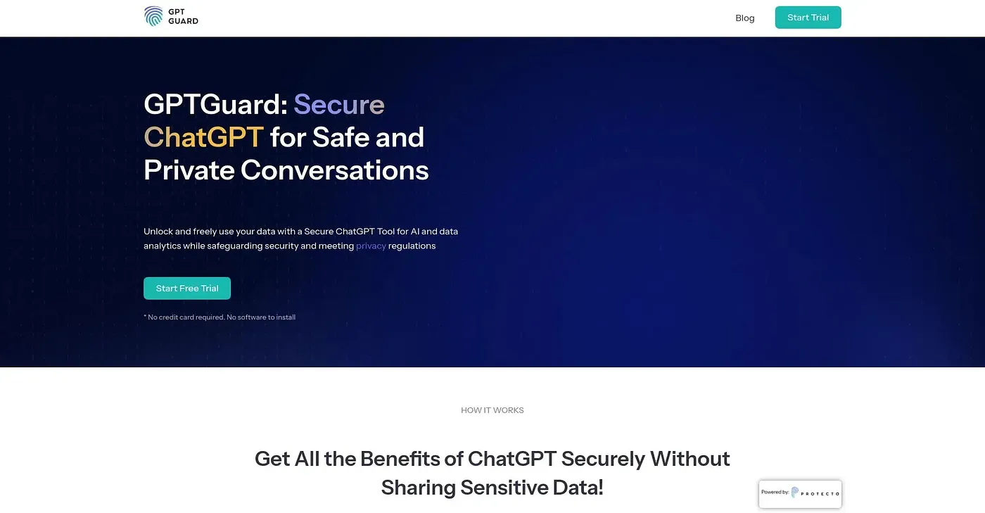 Screenshot of GPT Guard