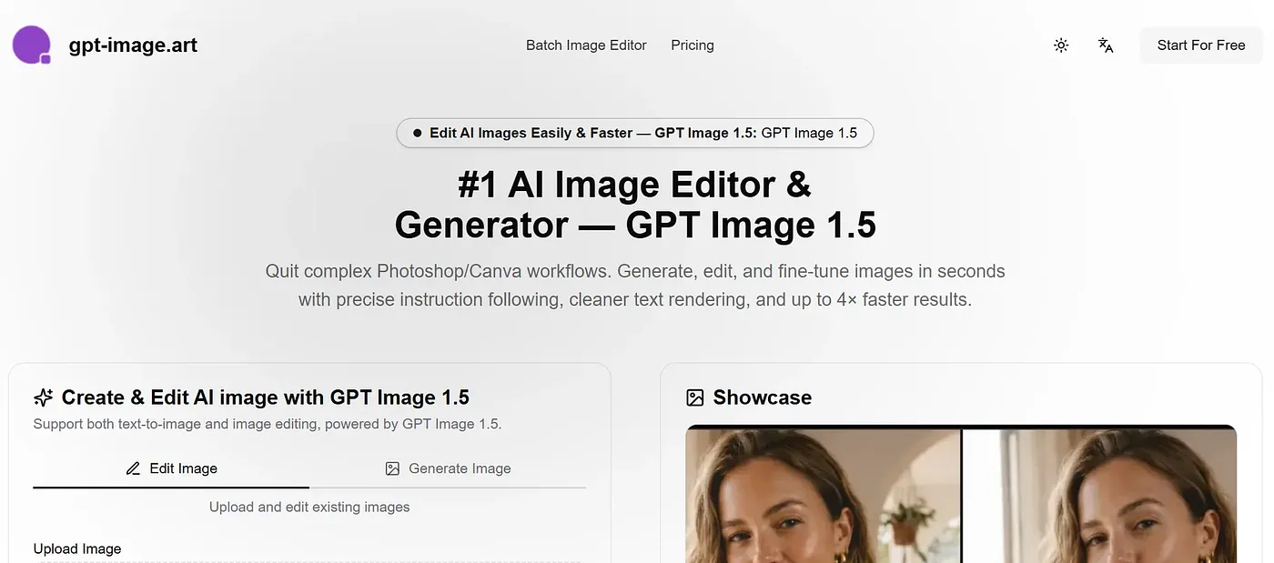 Screenshot of GPT Image 1.5