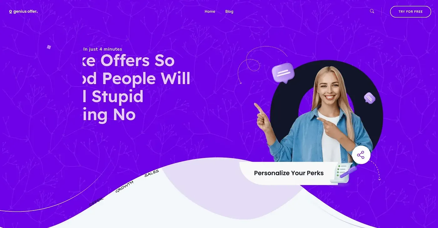 Screenshot of Genius Offer AI