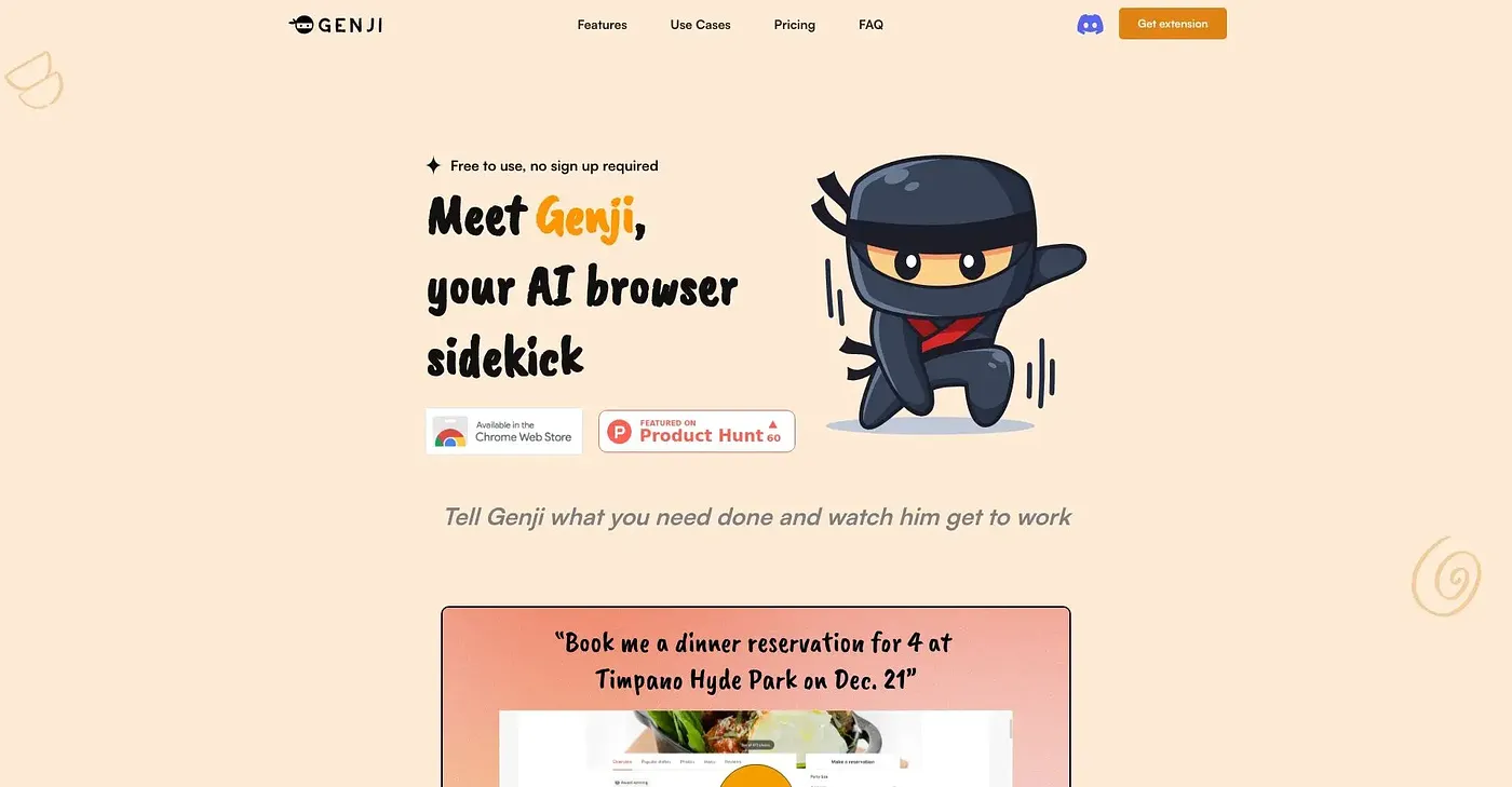 Screenshot of Genji
