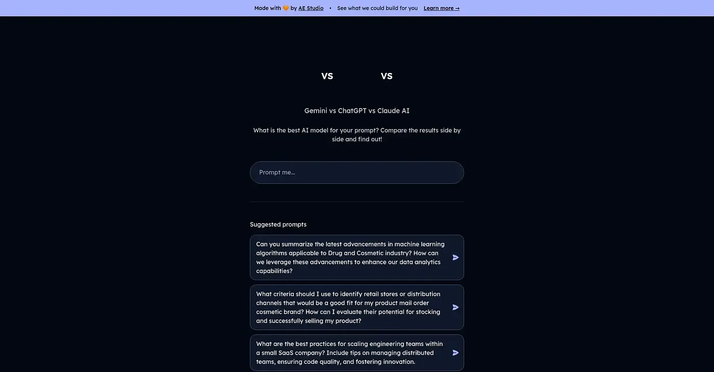 Screenshot of Gemini