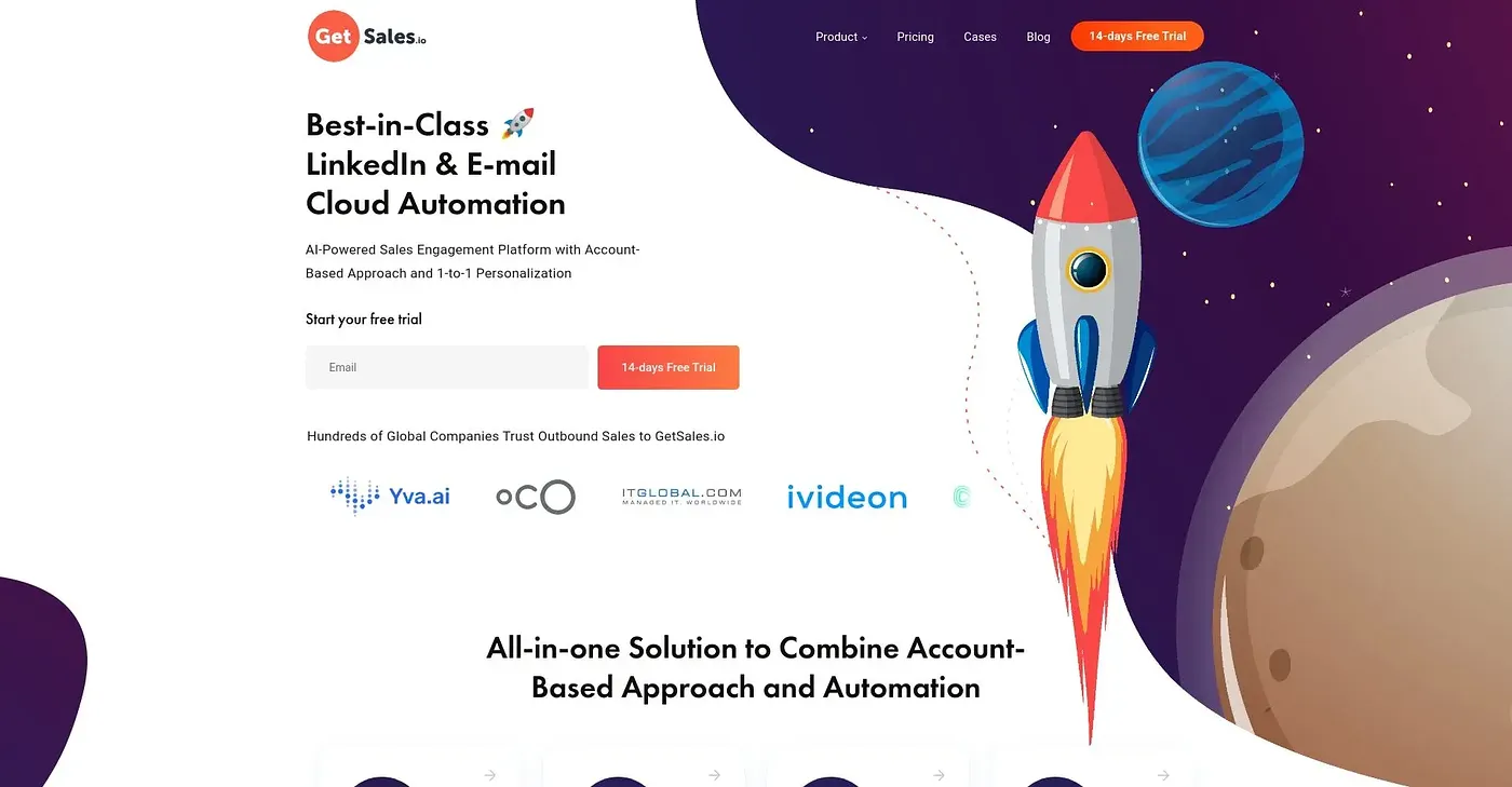 Screenshot of GetSales
