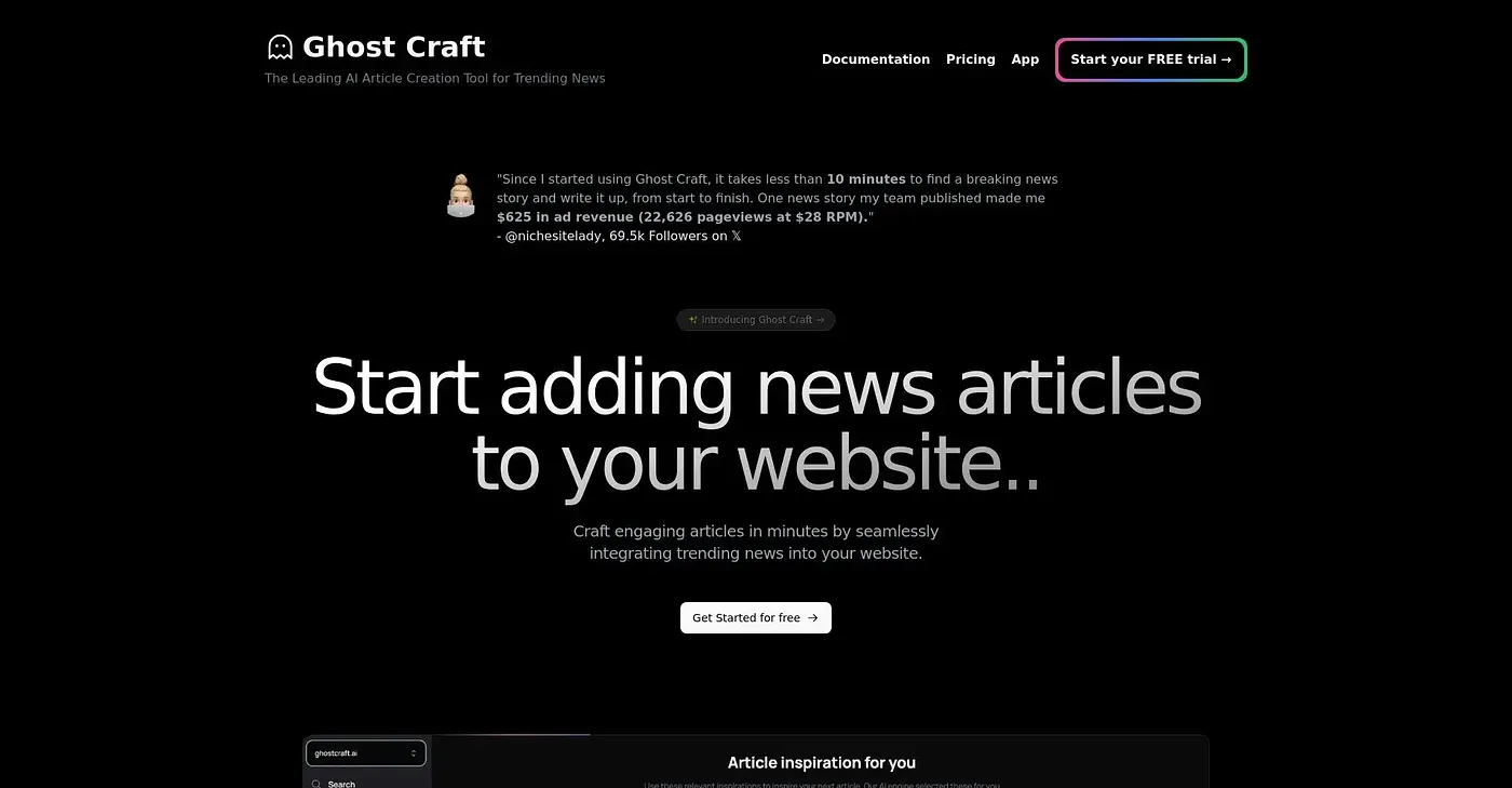 Screenshot of Ghost Craft AI