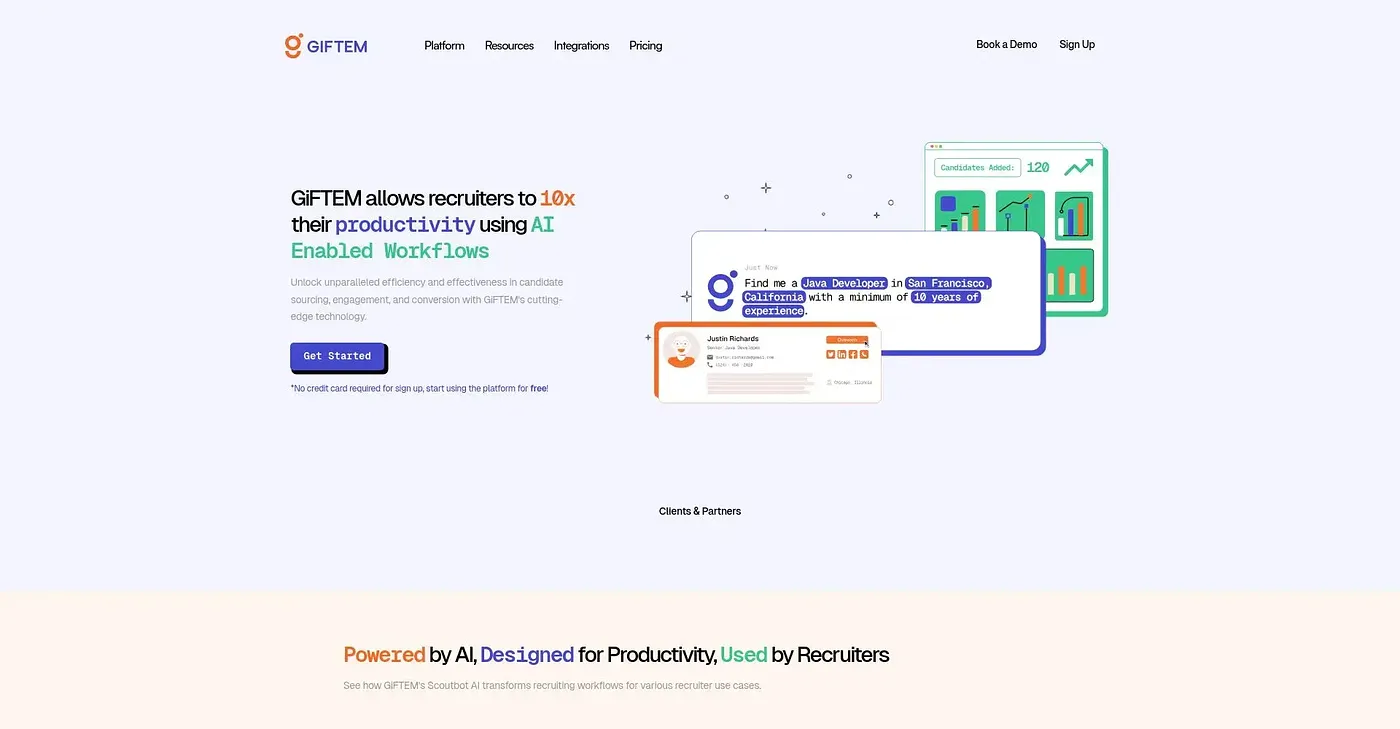 Screenshot of GiFTEM