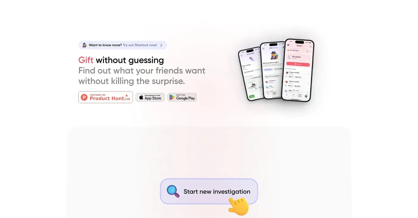 Screenshot of Gift It
