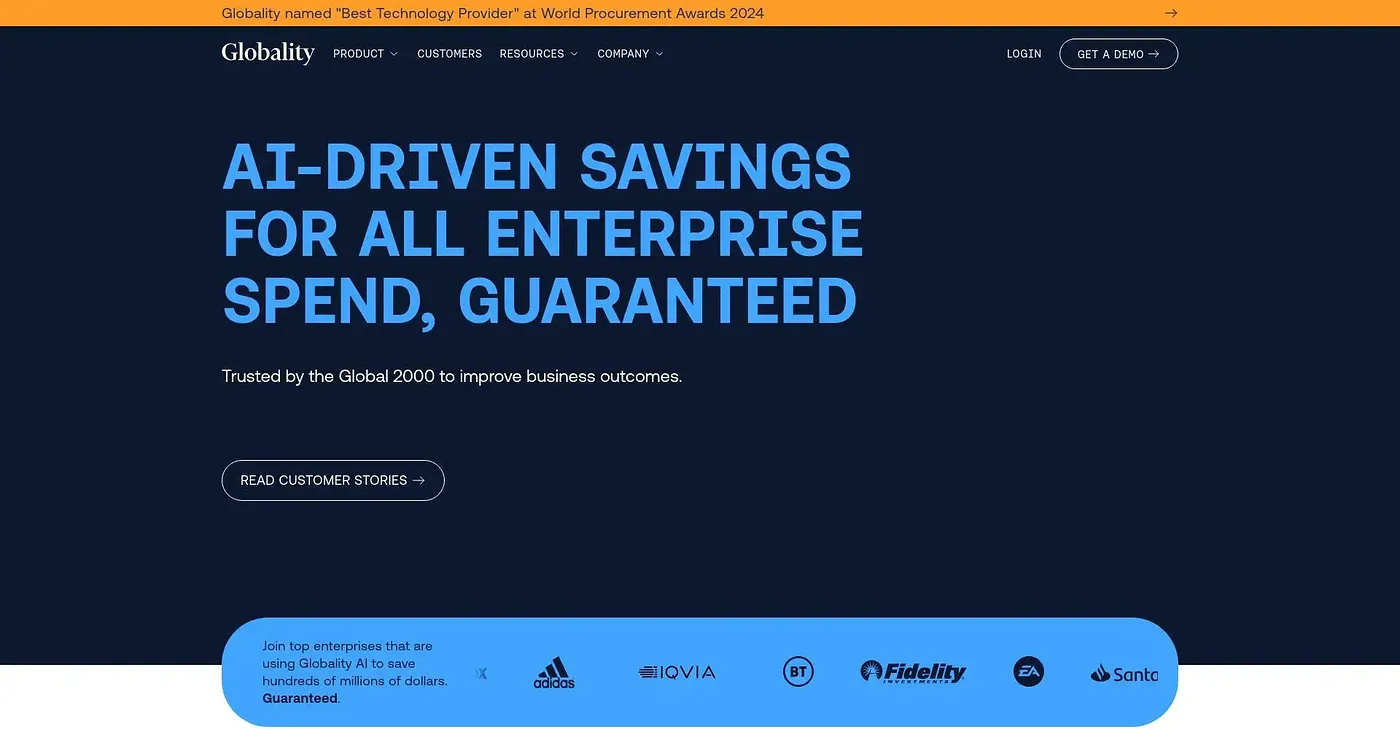 Screenshot of Globality