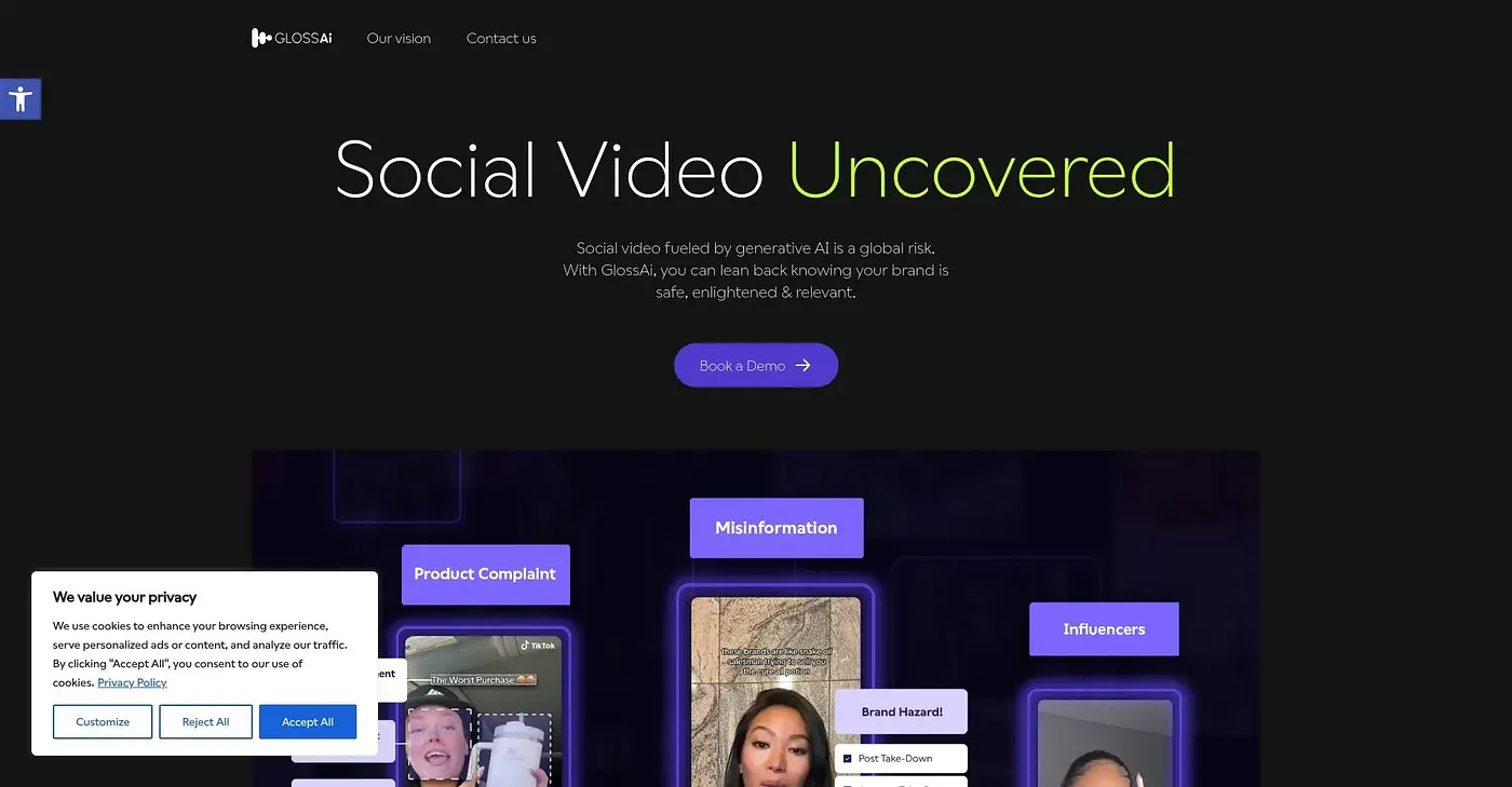 Screenshot of Gloss AI