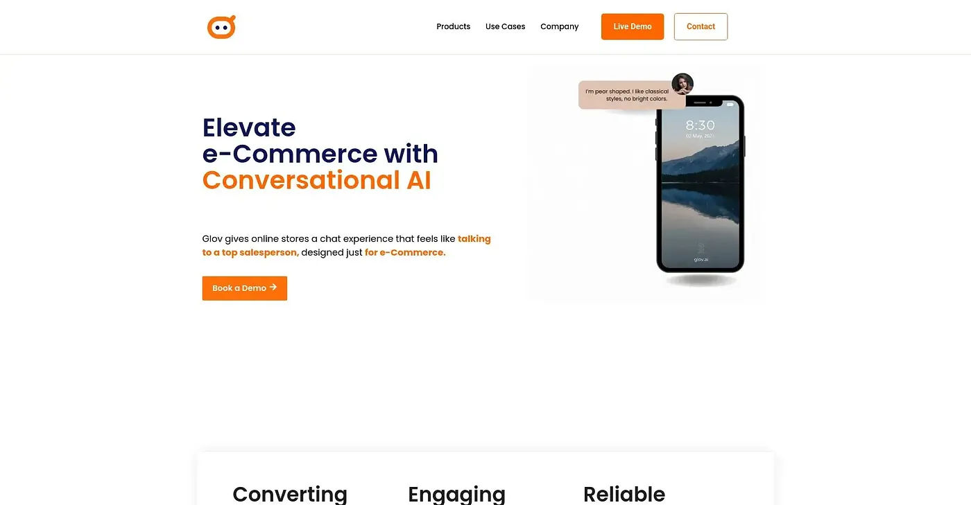 Screenshot of Glov