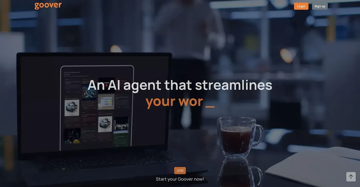 Screenshot of GoOver AI