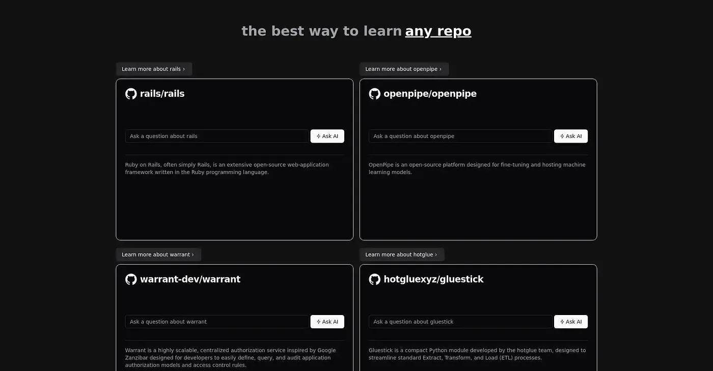 Screenshot of Greptile