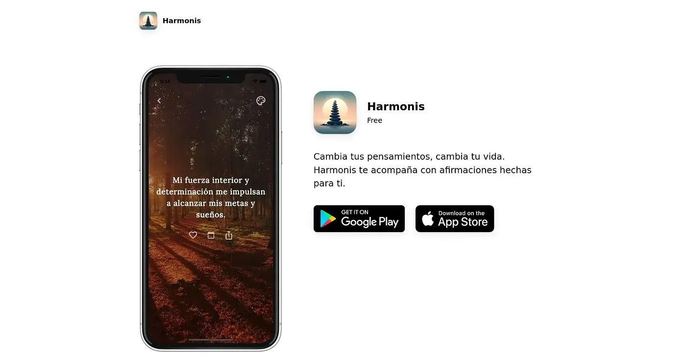 Screenshot of Harmonis