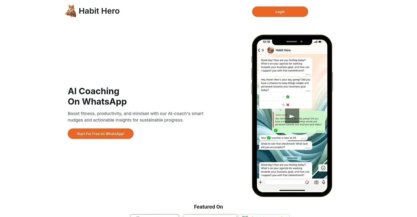 Screenshot of Habit Hero