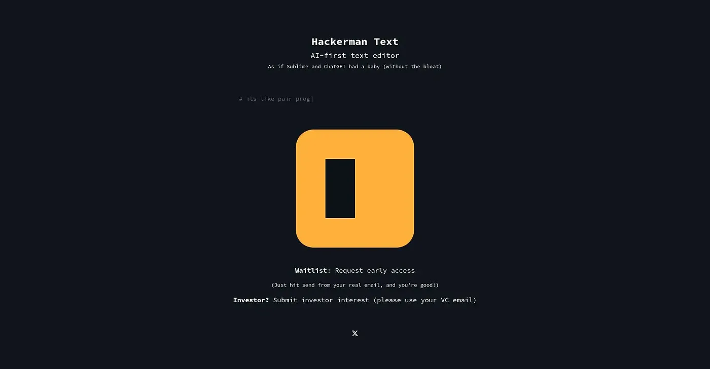 Screenshot of Hackerman AI