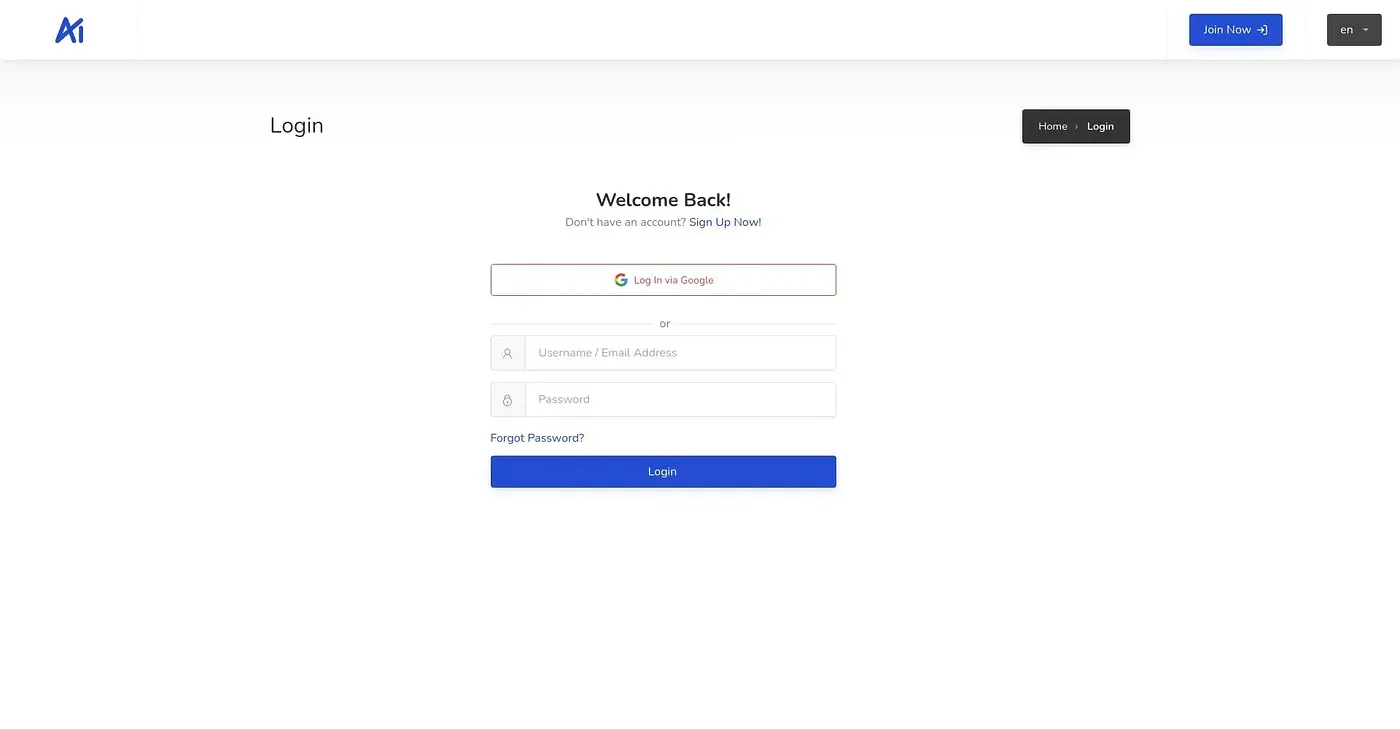 Screenshot of AI Writer