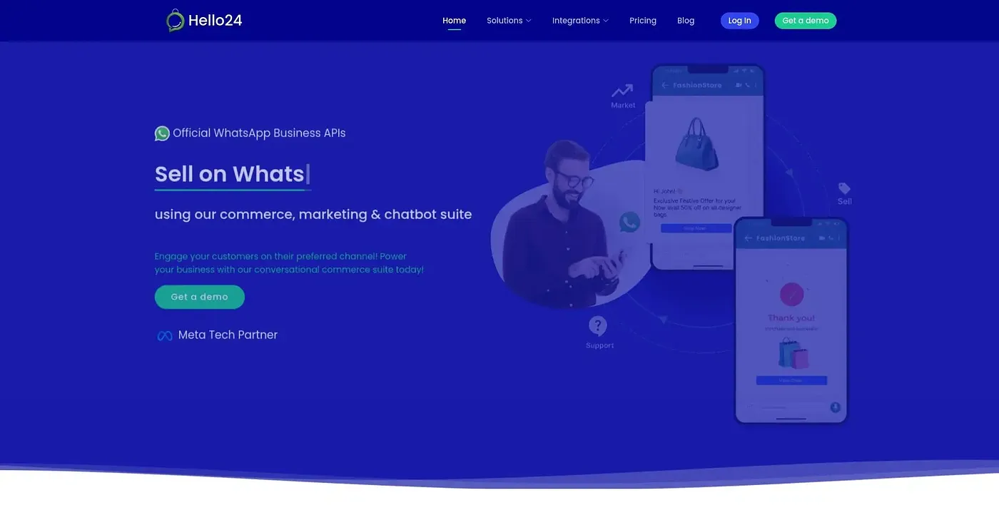 Screenshot of Hello24AI