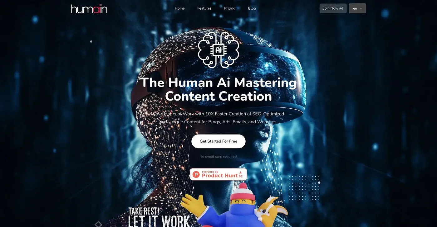 Screenshot of Humai