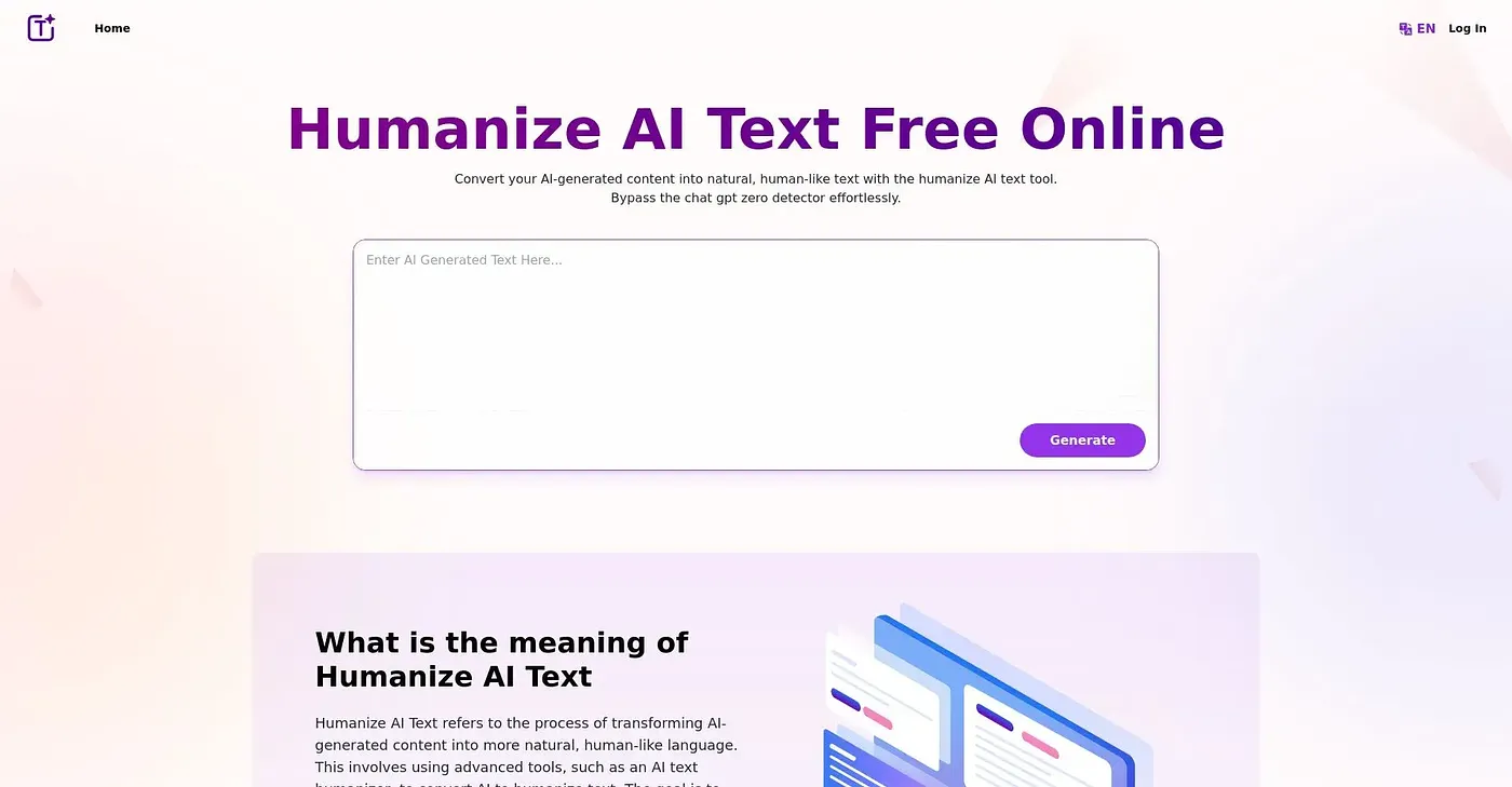 Screenshot of Humanize