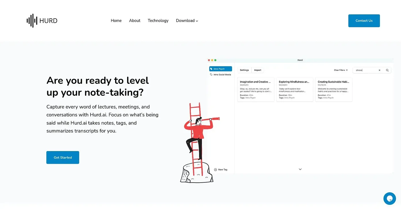 Screenshot of Hurd AI