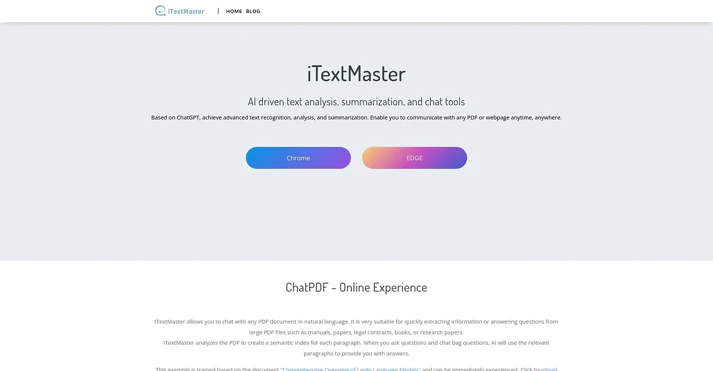 Screenshot of ITextMaster