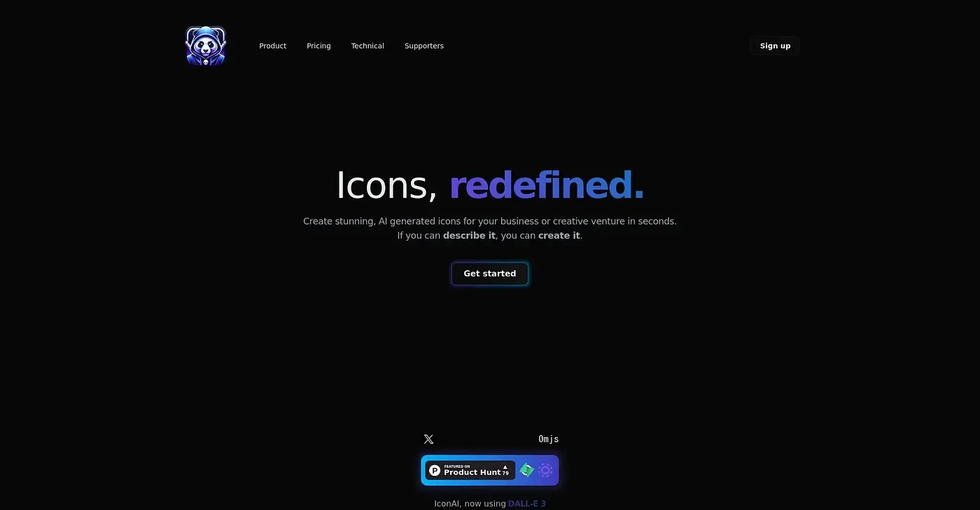 Screenshot of Icon AI
