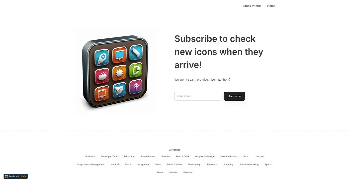 Screenshot of Icon Maker