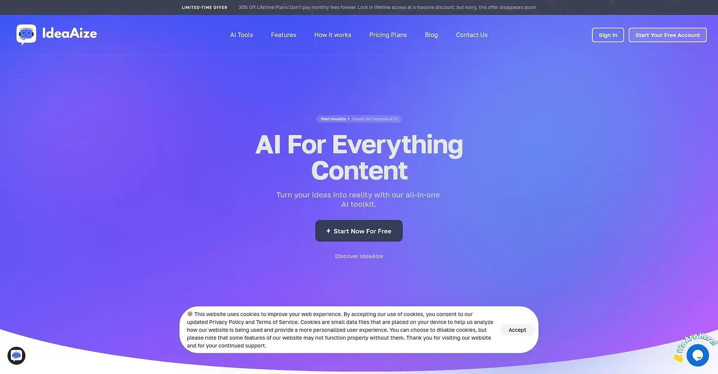 Screenshot of Ideaaize