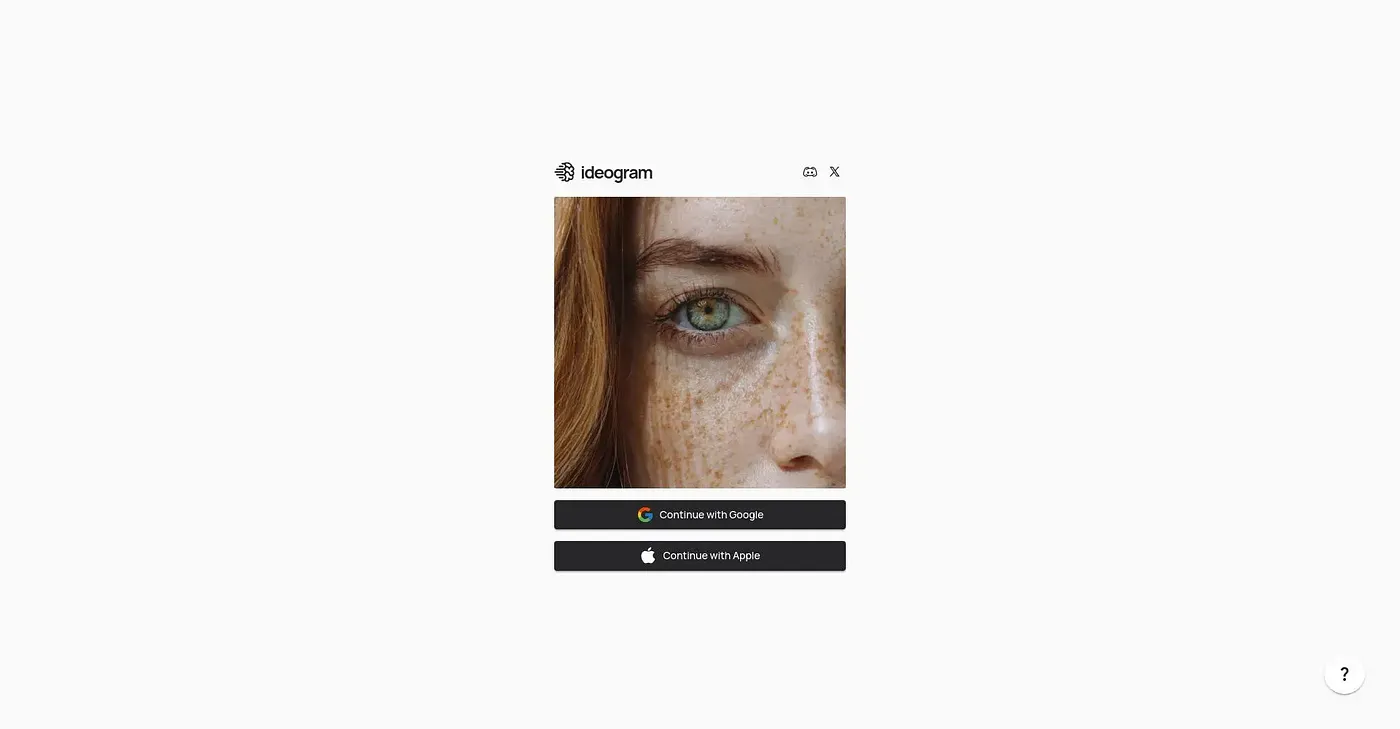 Screenshot of Ideogram AI
