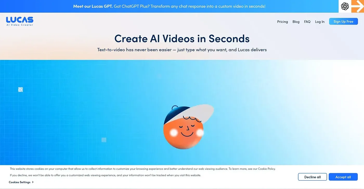 Screenshot of Idomoo AI