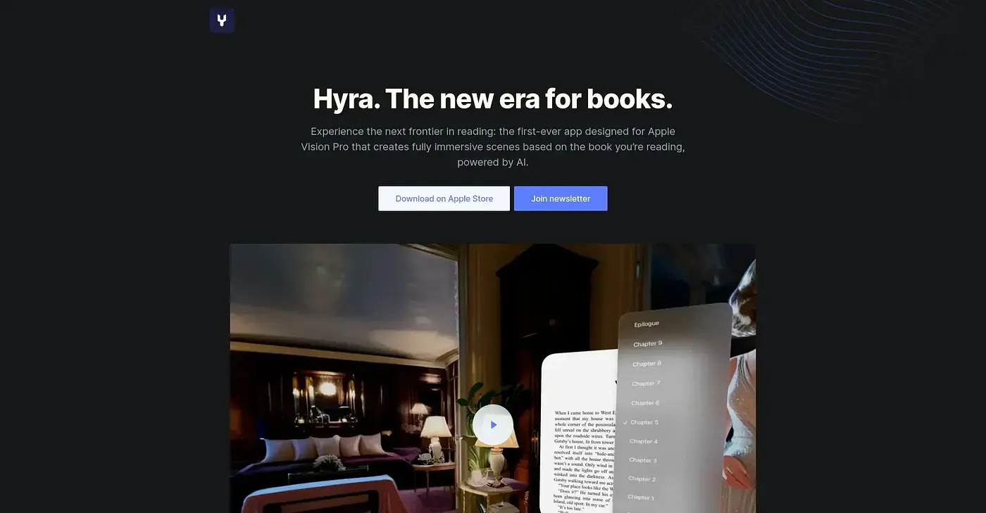 Screenshot of Hyra Vision