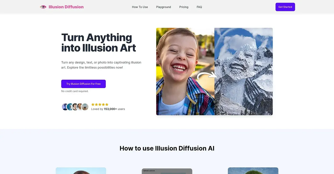 Screenshot of Illusion Diffusion