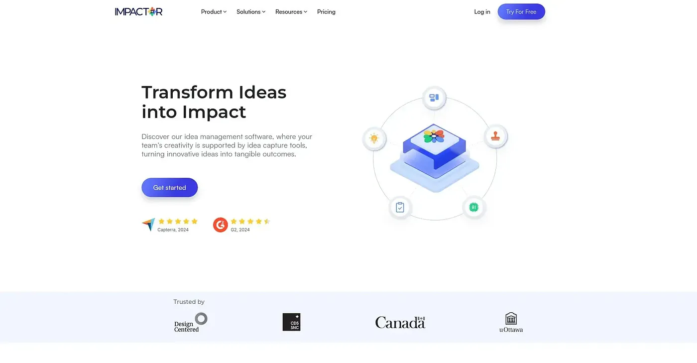 Screenshot of Imactor APP