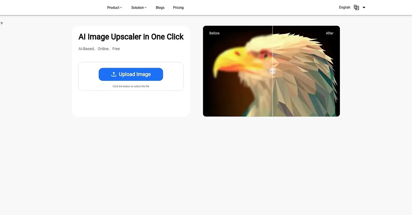 Screenshot of Image Enhancer