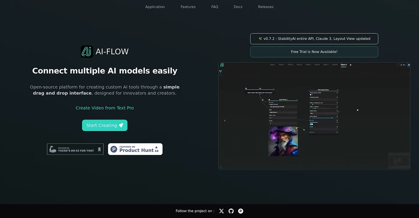 Screenshot of AI-Flow