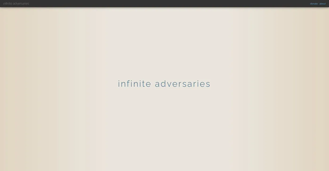 Screenshot of Infinite Adversaries