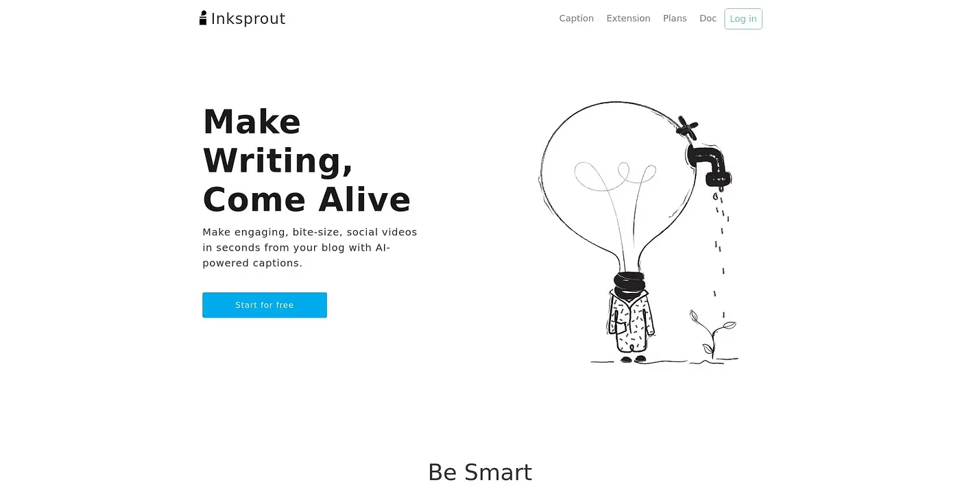 Screenshot of Ink Sprout