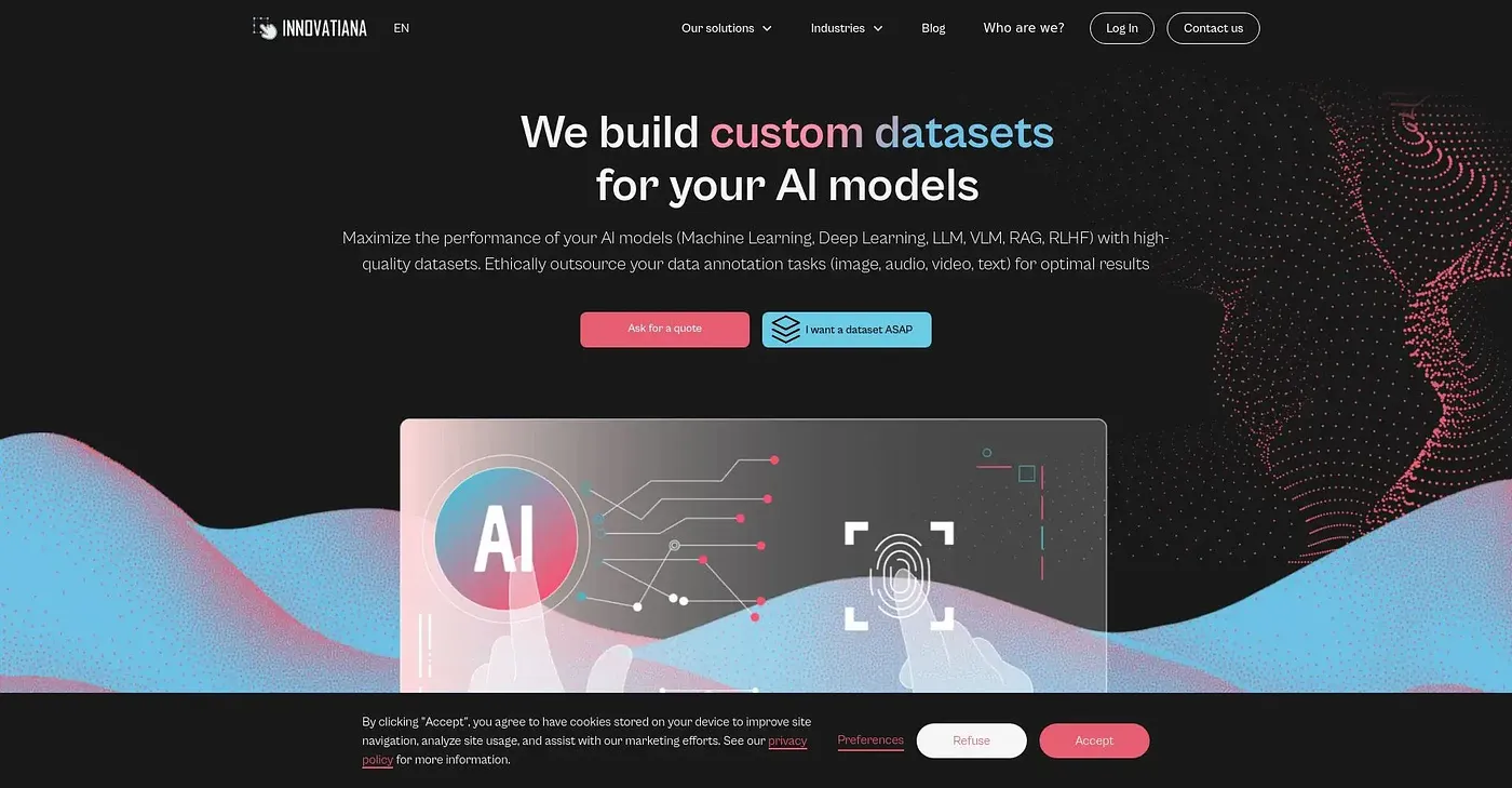 Screenshot of Innovatiana