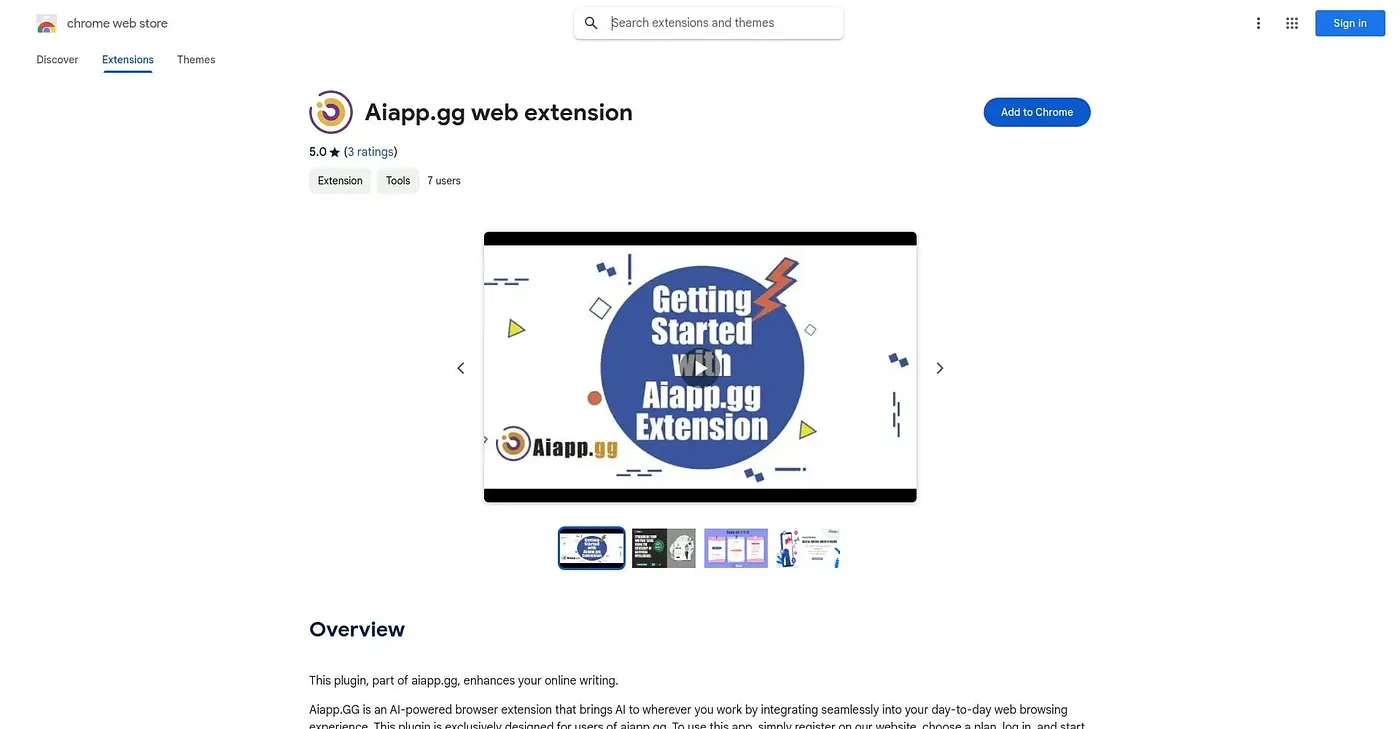 Screenshot of AIApp.gg