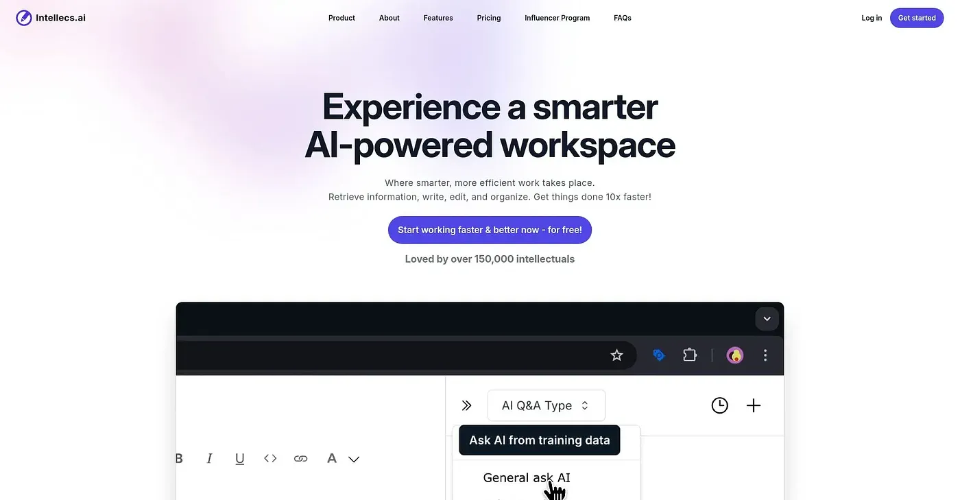 Screenshot of Intellecs