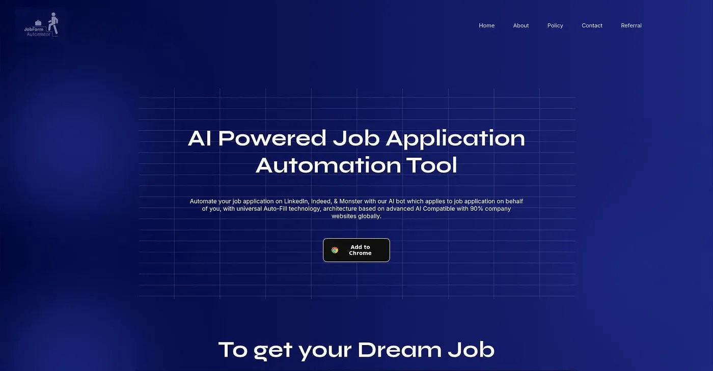 Screenshot of Jobform Automator